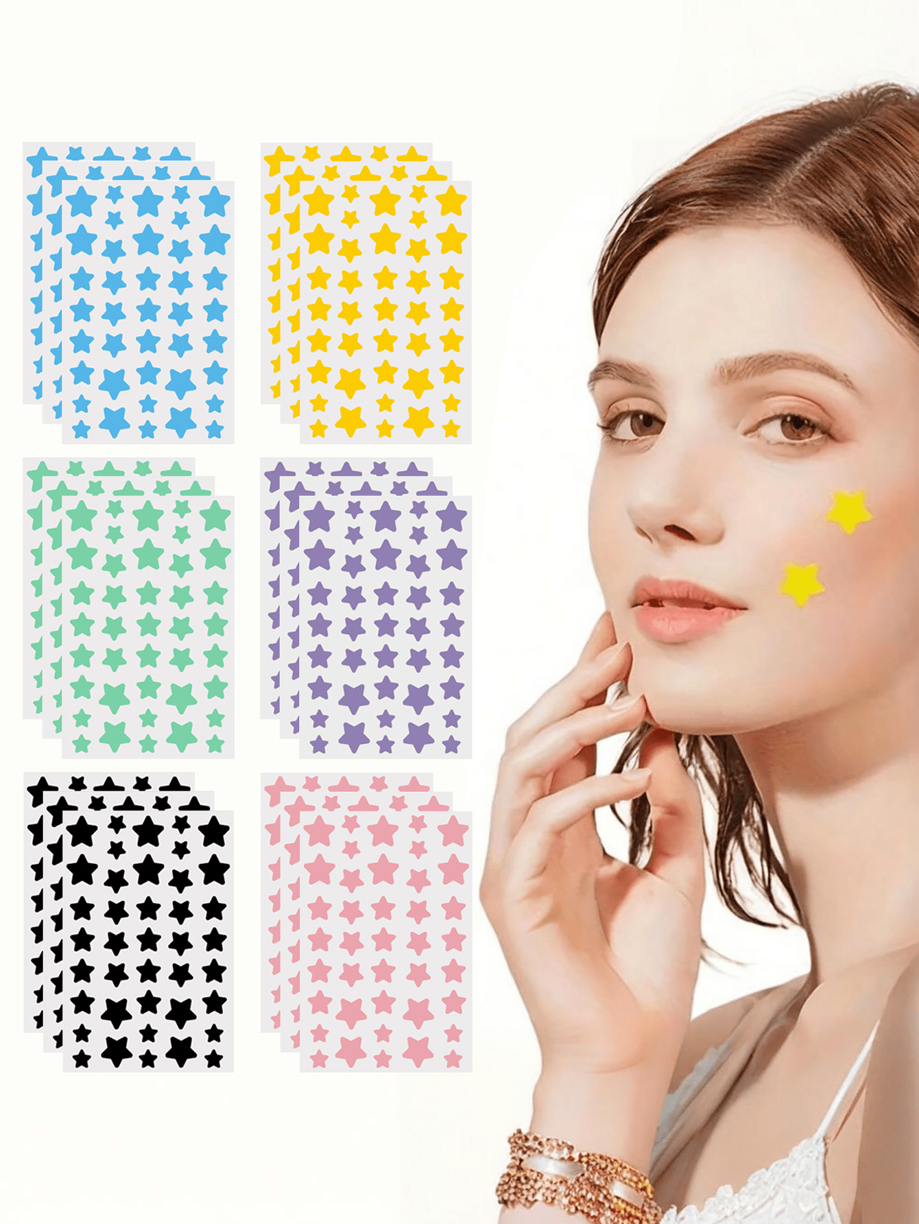 Photography Ideas - 240 Pieces/Cute Star Face Stickers, Fun