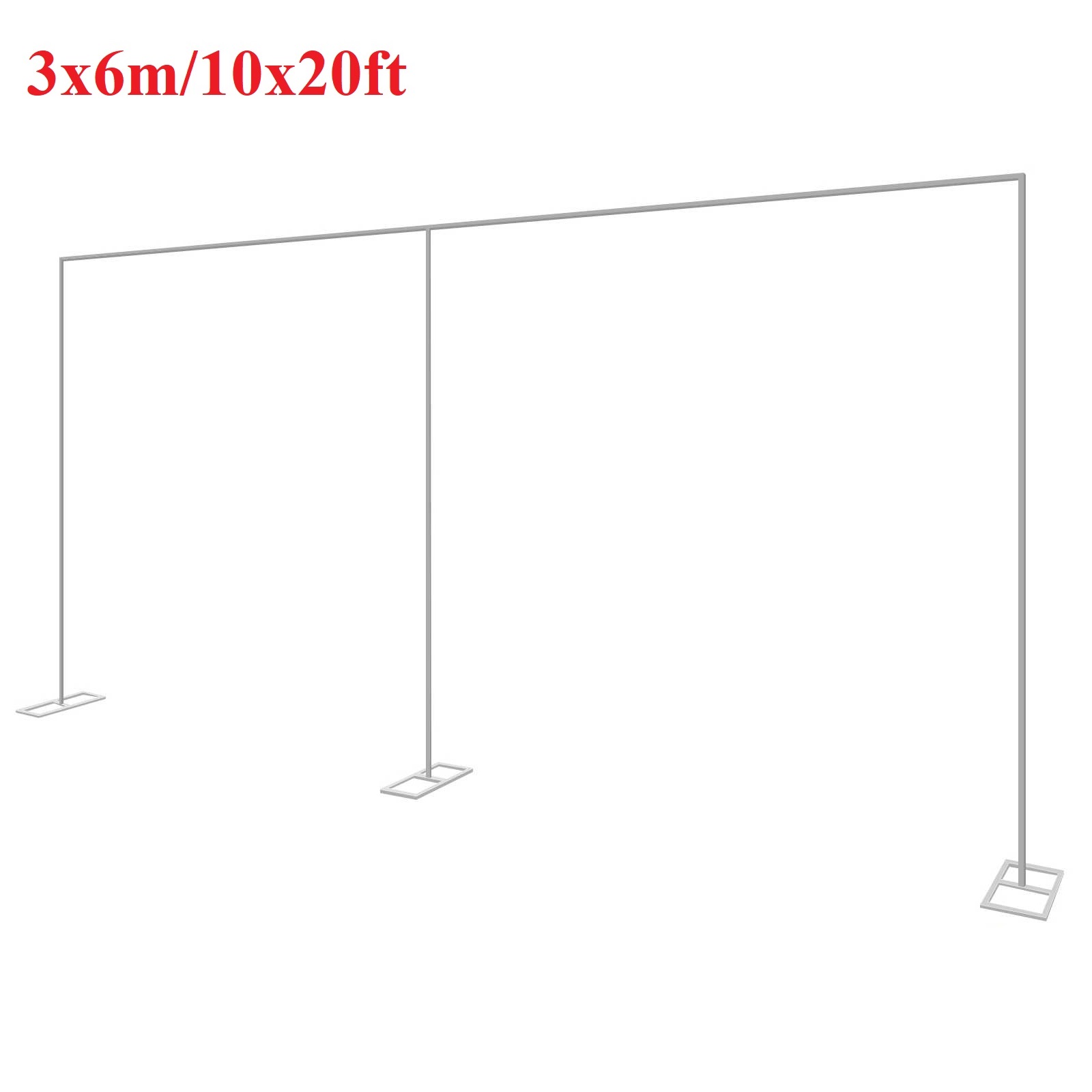 Photography Framing - 3x6m/10x20ft Metal Wedding Arch Stand Heavy