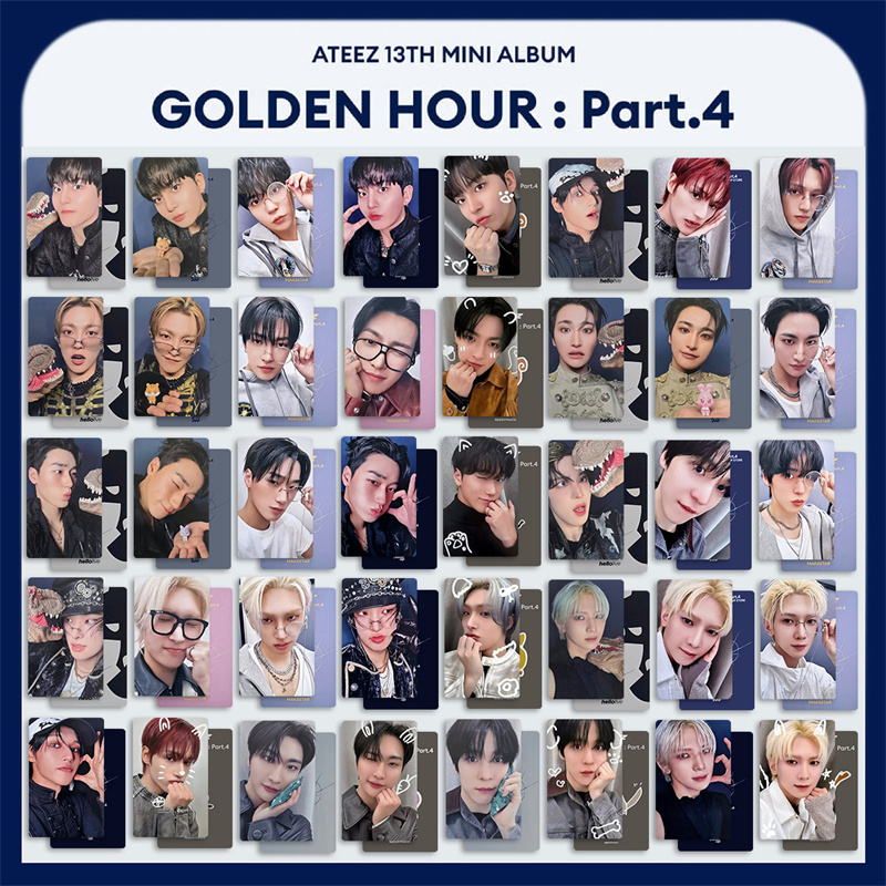 Photography News - ATEEZ 5pcs/set GOLDEN HOUR 4 New