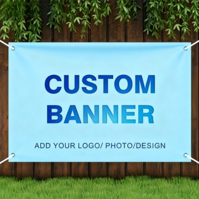 Photography Ideas - Customizable Photo Banners with Grommets on