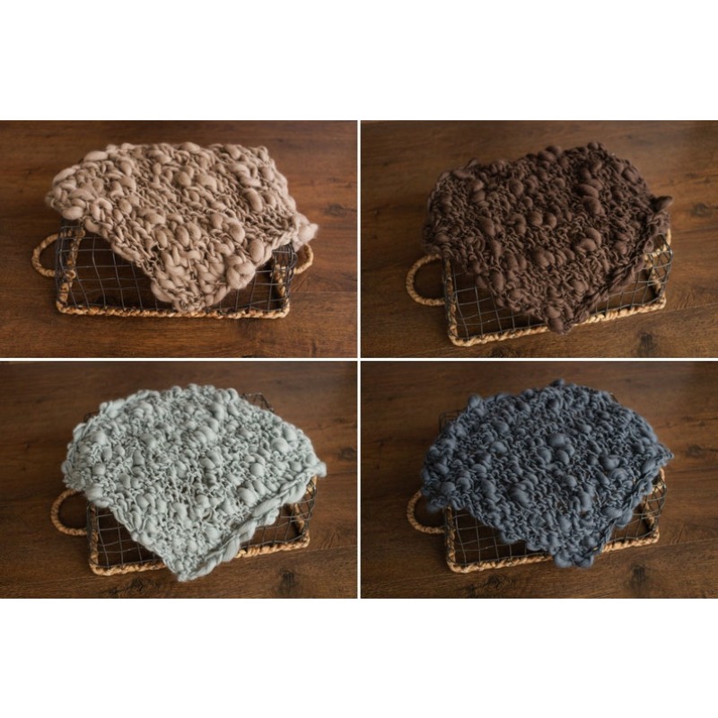 Chunky Knit Merino Baby Blanke - огляд і ціна Photography Newborn