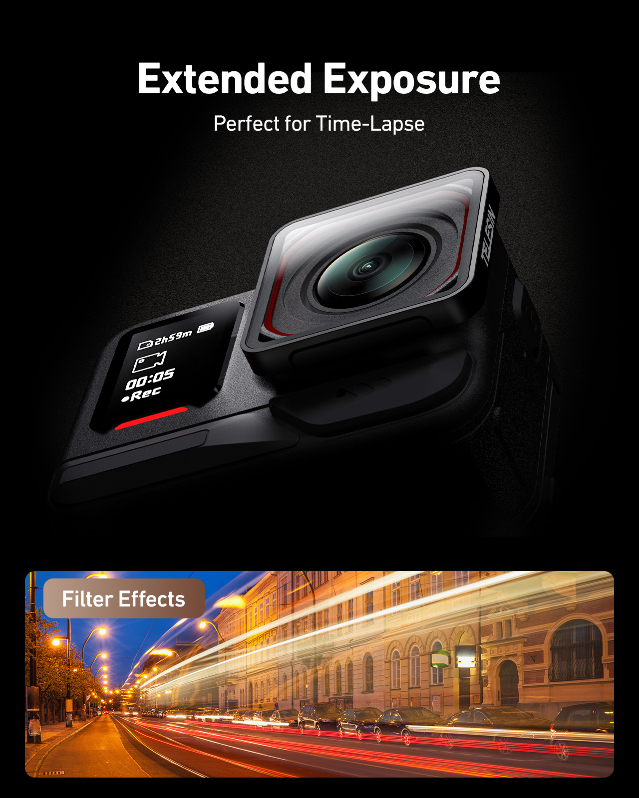 TELESIN CPL ND8 ND16 ND32 Lens - огляд і ціна Nd Filter Set