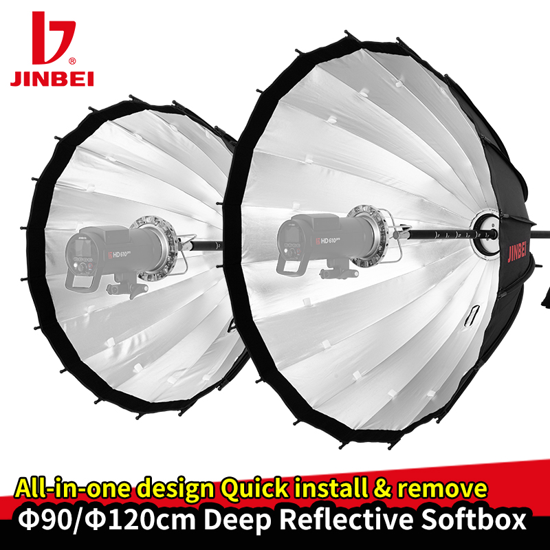 JINBEI 120cm Deep Reflective P - огляд і ціна Photography Umbrella Diffuser