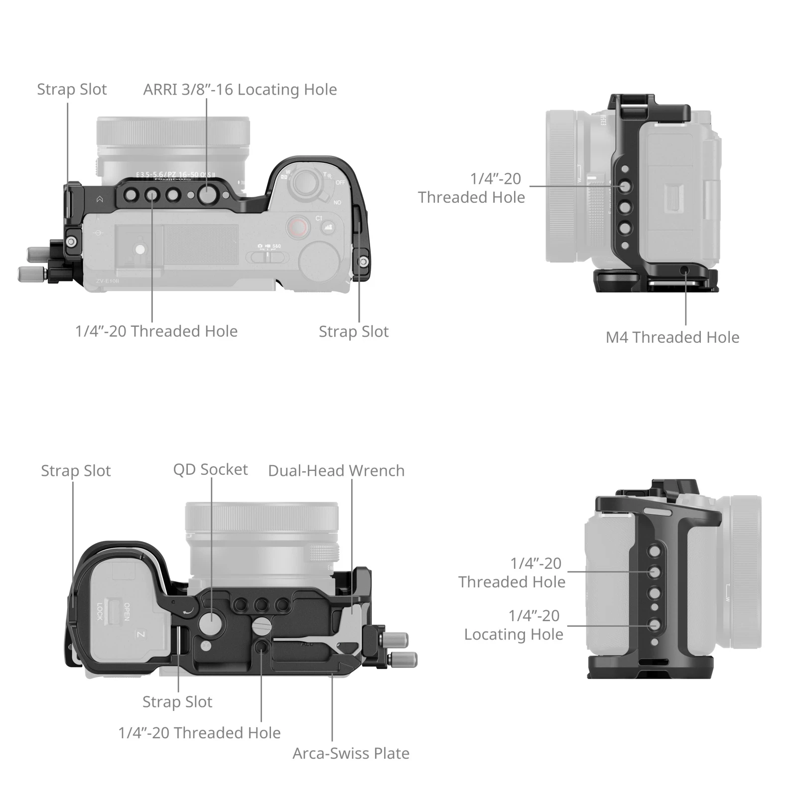 Smallrig HawkLock Quick Releas - огляд і ціна Camera Cage Baseplate