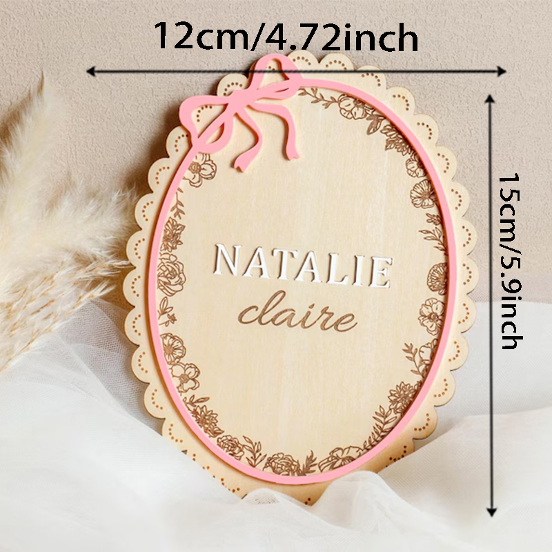 1pc Wooden Newborn Name Sign,  - огляд і ціна Photography Newborn