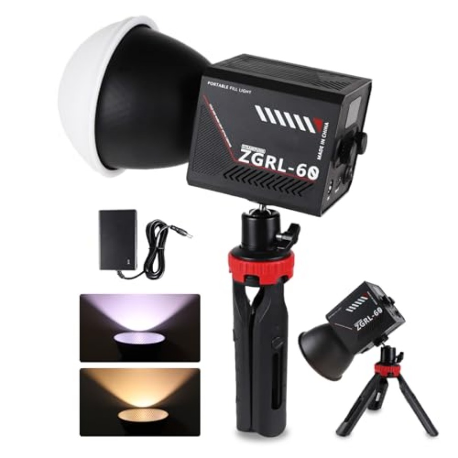 60W COB LED Video Light Handhe - огляд і ціна Photography Videos Free
