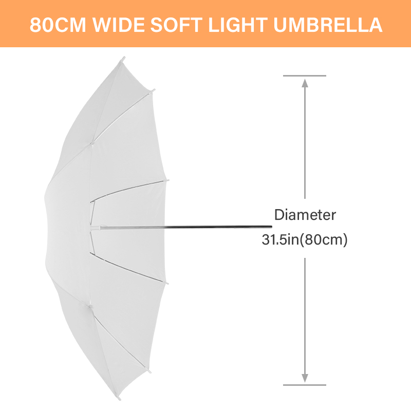 76 * 80cm X4 Transparent White - огляд і ціна Photography Umbrella Diffuser