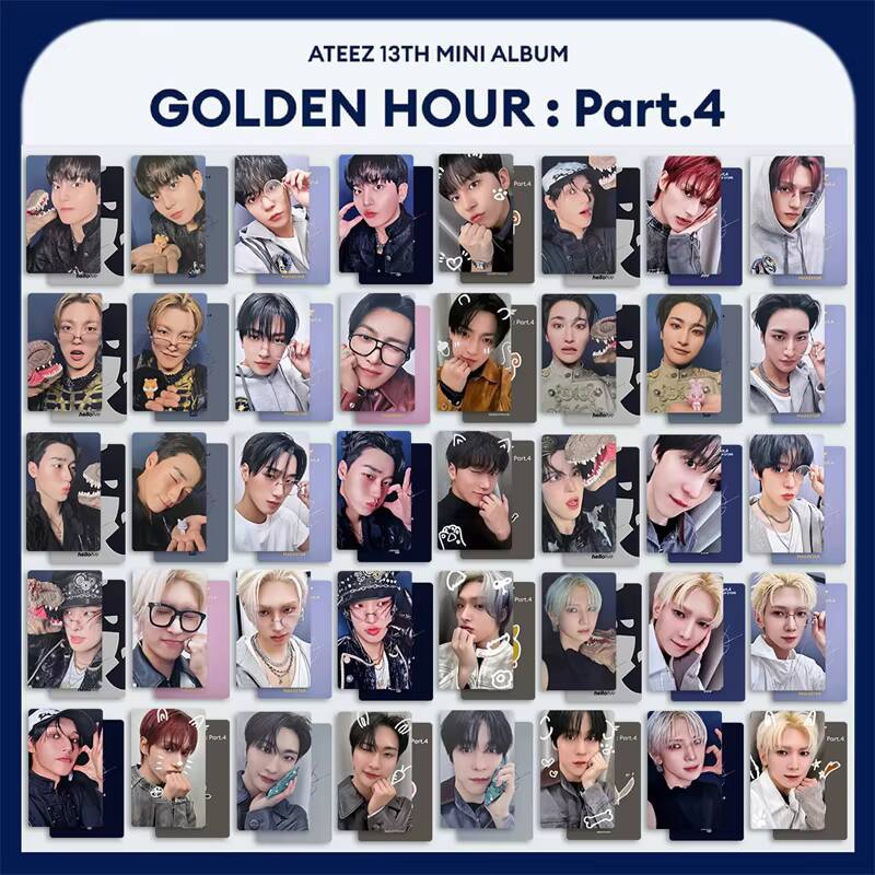 Kpop ATEEZ 5pcs/set GOLDEN HOU - огляд і ціна Photography News