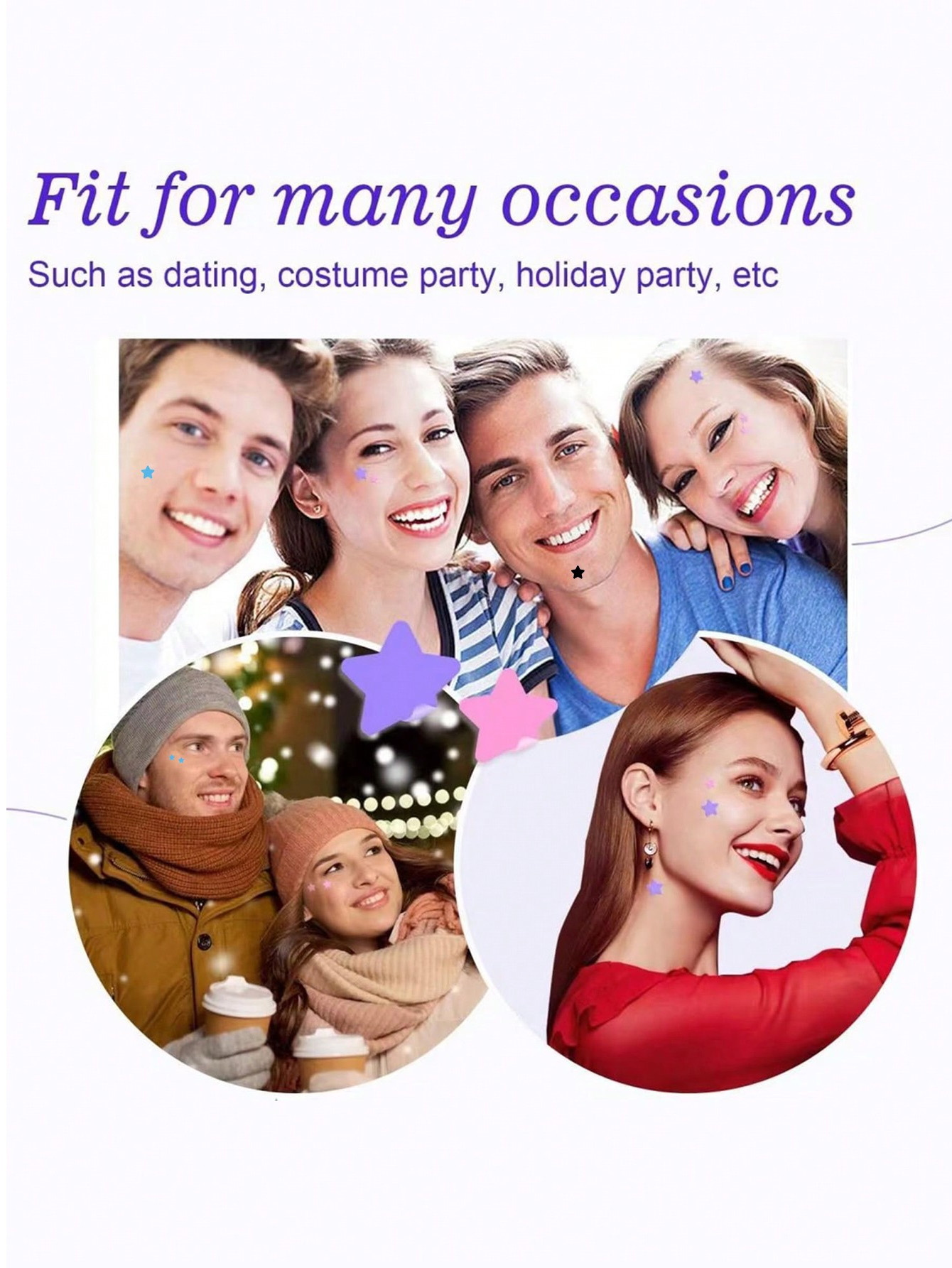 240 Pieces/Cute Star Face Stic - огляд і ціна Photography Ideas