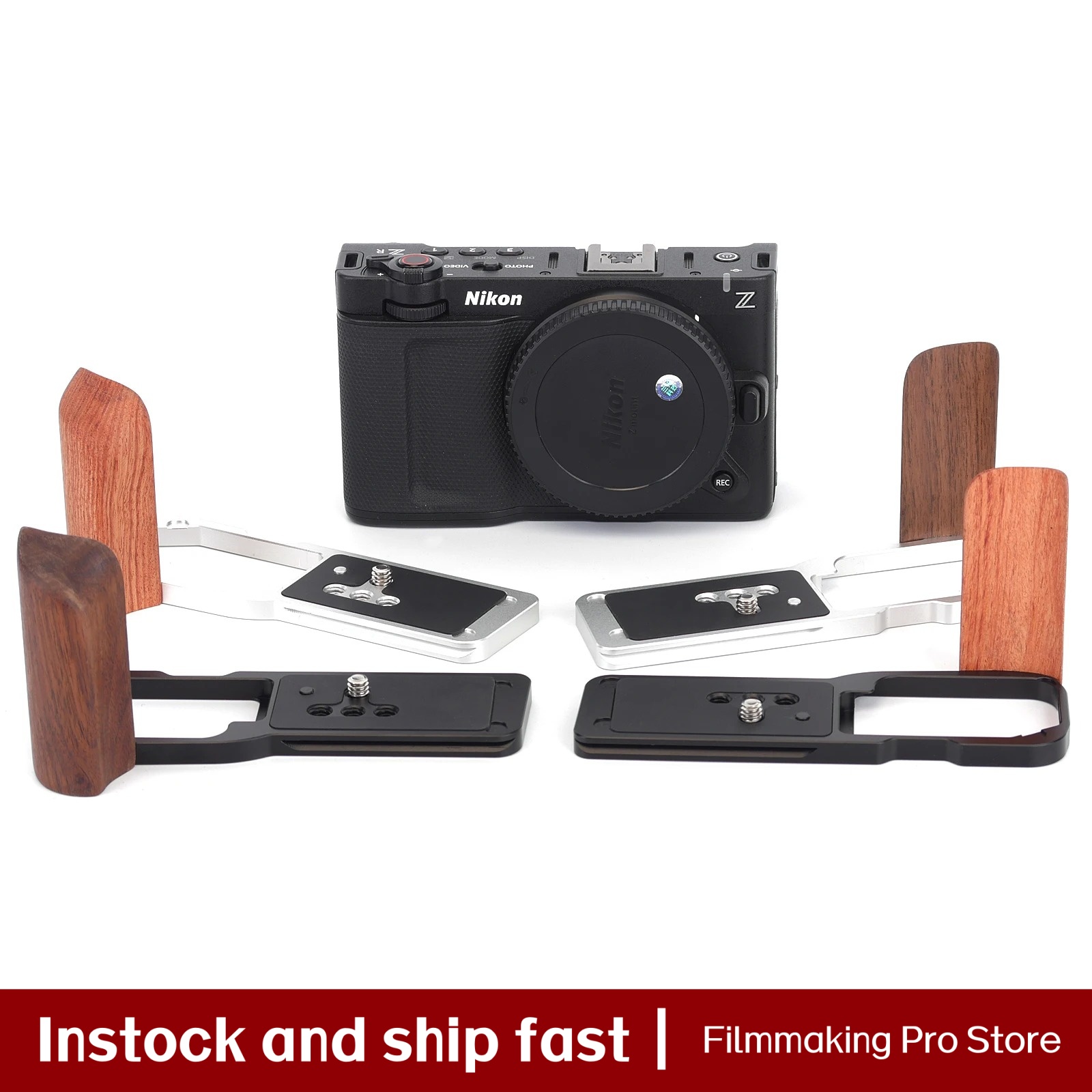 Fittest Wooden Handgrip for Ni - огляд і ціна Camera Cage Baseplate