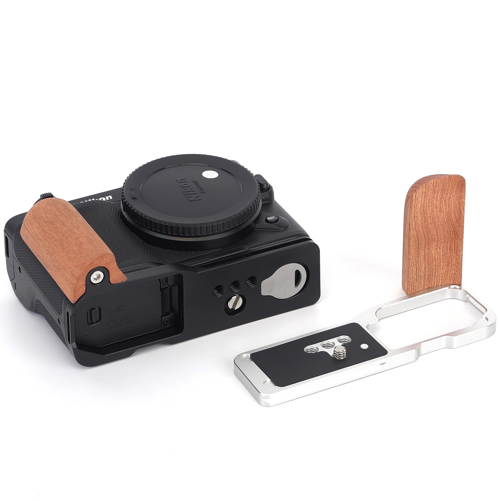 Fittest Wooden Handgrip for Ni - огляд і ціна Camera Cage Baseplate