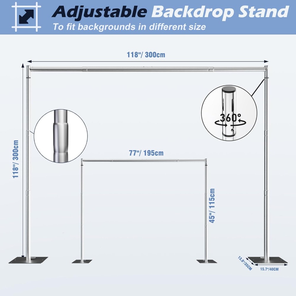 Heavy Duty Backdrop Stand Kit  - огляд і ціна Photography Framing